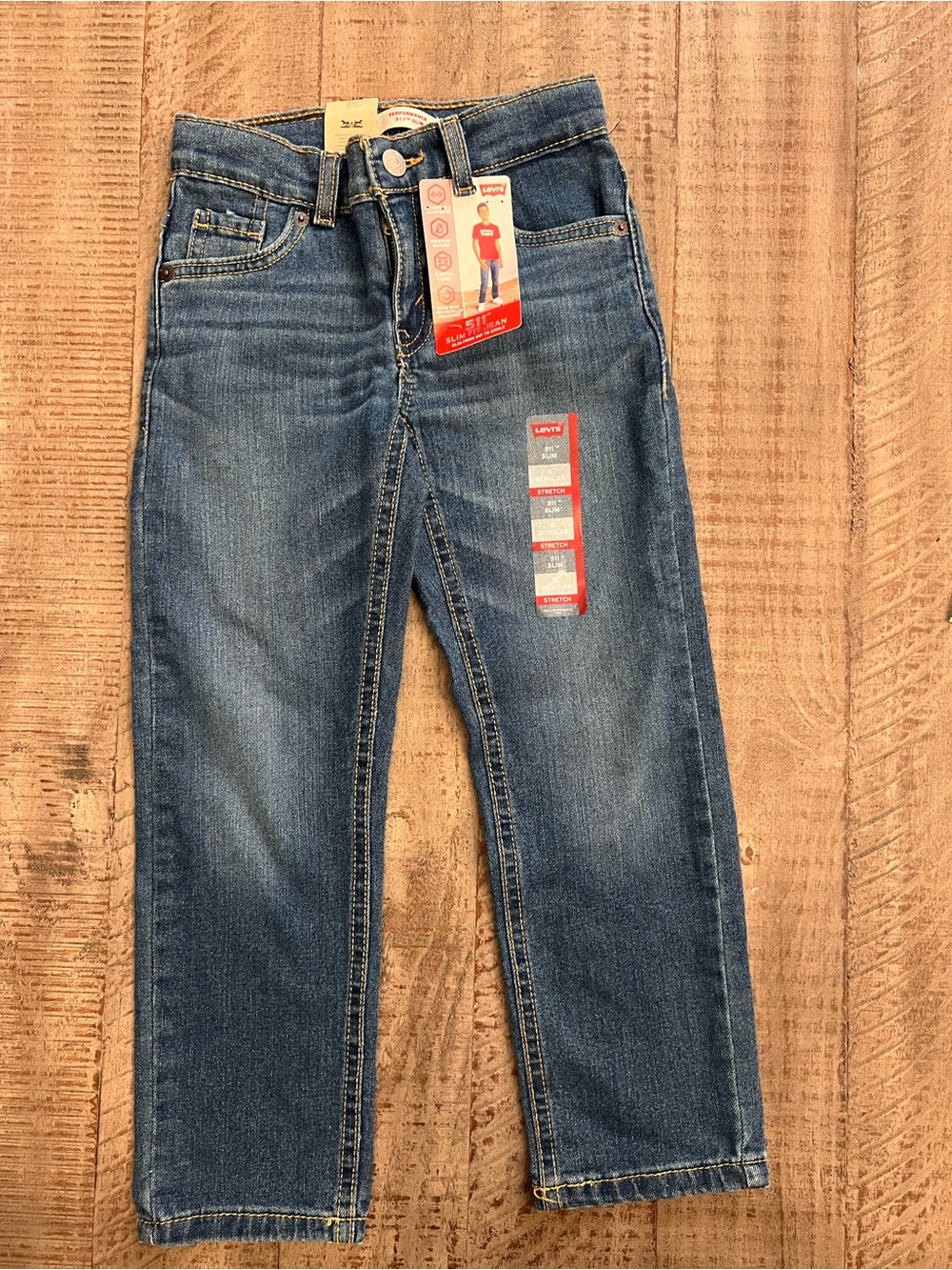 Levi's Kids Straight-Leg Jeans - Blue Denim